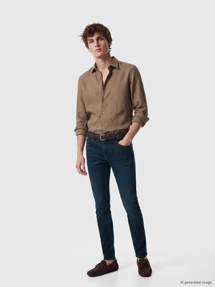 LCW Jeans İndigo 750 Slim Fit Erkek Jean Pantolon ürün görseli 1