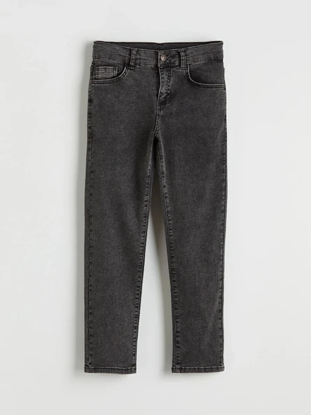 LCW Kids Antrasit Slim Fit Erkek Çocuk Jean Pantolon ürün görseli 1