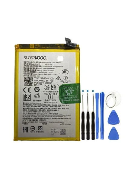 Realme C53 Supervooc Pil Batarya BLPA17+ Tamir Set ürün görseli 1