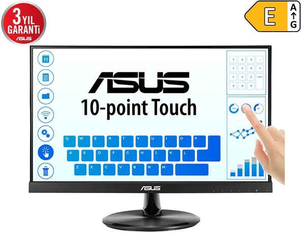 Asus 21.5'' 5ms Hdmi Vga Dokunmatik MM IPS (VT229H) ürün görseli 1