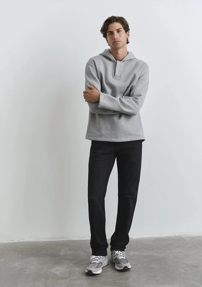 Mavi 0020290823 Hunter Lux Black Koyu Antrasit Smoke Jean Pantolon ürün görseli 1