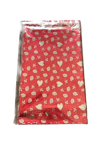 Omeyva Desenli Metalize Hediye Paketi Yapışkanlı Torba Poşet - 20x35 Cm. - 100 Adetlik 1 Paket ürün görseli 1