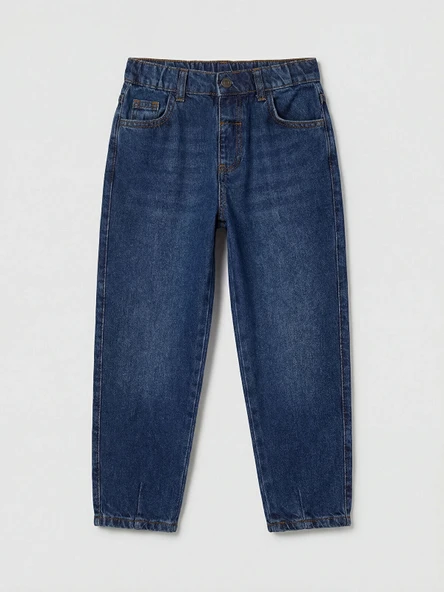 LCW Kids İndigo Baggy Fit Erkek Çocuk Jean Pantolon ürün görseli 1