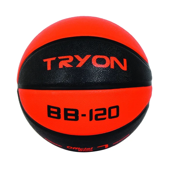 TRYON BASKETBOL TOPU TURUNCU SİYAH BB-120 ürün görseli 1
