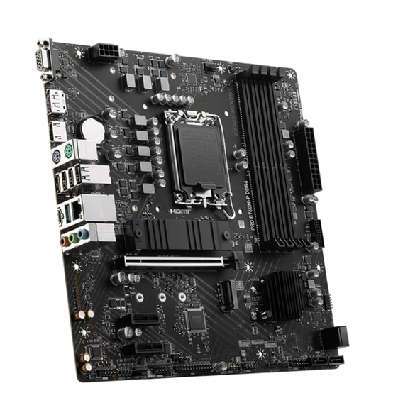 MSI Pro B760M-P D5 1700P Vga Hdmi Dp - Resim 3