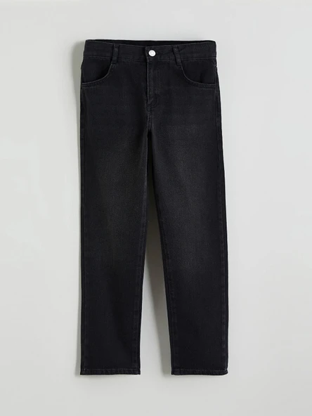 LCW Kids Siyah Regular Fit Erkek Çocuk Jean Pantolon ürün görseli 1
