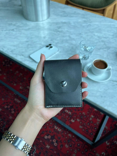 Hakiki Deri Çıtçıtlı Erkek Cüzdan | Nova 5801 - Resim 10