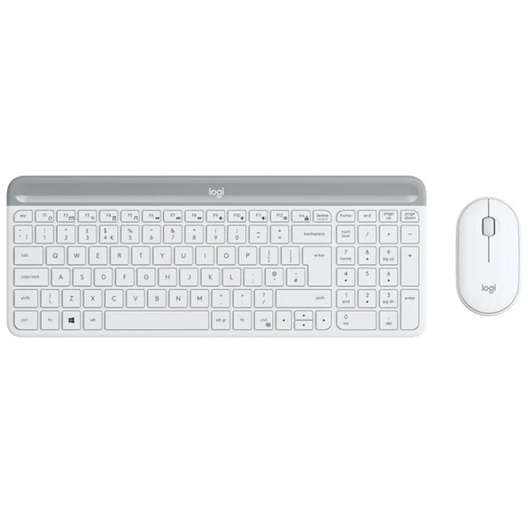 Logitech MK470 ince Kablosuz Set Beyaz 920-009436 ürün görseli 1