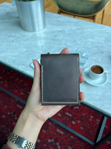 Hakiki Deri Çıtçıtlı Erkek Cüzdan | Nova 5801 - Resim 3