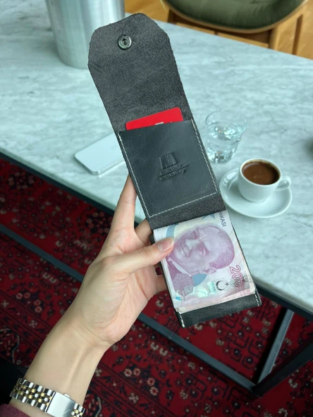 Hakiki Deri Çıtçıtlı Erkek Cüzdan | Nova 5801 - Resim 12