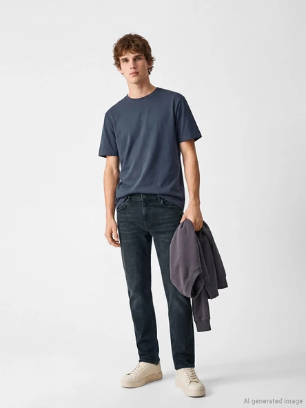 LCW Jeans Antrasit 779 Regular Fit Erkek Jean Pantolon ürün görseli 1