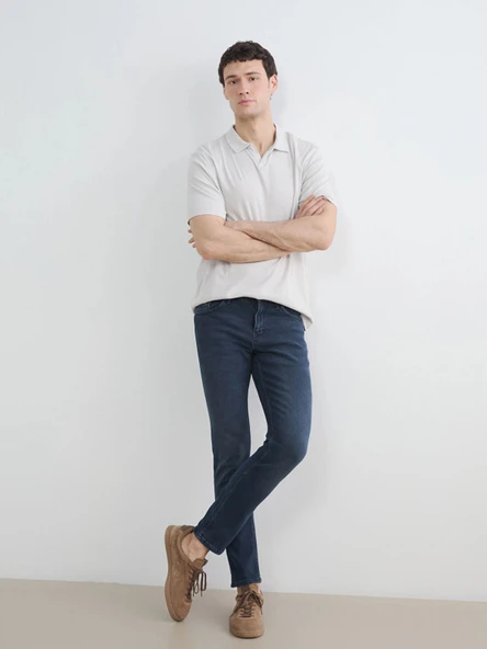 LCW Jeans İndigo 750 Slim Fit Erkek Jean Pantolon ürün görseli 1