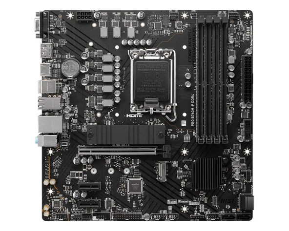 MSI Pro B760M-P D4 1700P Vga Hdmi Dp - Resim 3