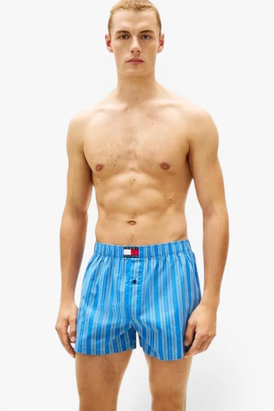 Tommy Hilfiger   3P WOVEN BOXER PRINT Erkek Pembe Boxer - UM0UM03898 ürün görseli 1