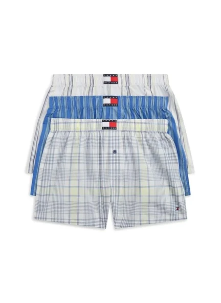 Tommy Hilfiger   3P WOVEN BOXER PRINT Erkek Pembe Boxer - UM0UM03898 ürün görseli 1