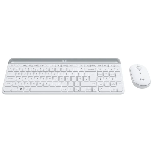 Logitech MK470 ince Kablosuz Set Beyaz 920-009436 - Resim 2