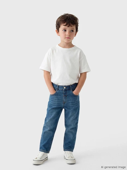 LCW Kids İndigo Regular Fit Erkek Çocuk Jean Pantolon ürün görseli 1