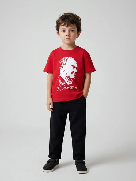 LCW Kids Siyah Beli Lastikli Erkek Çocuk Pantolon ürün görseli 1