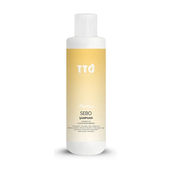 TTO Thermal Sebo Şampuan Onarıcı ve Yoğun Nemlendirici 250 ml ürün görseli 1