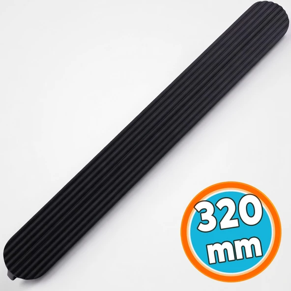 Metal Kulp 320 mm 32 cm Mat Siyah Mutfak Dolabı Kulbu Kulpu Mobilya Çekmece Dolap Kulpları ürün görseli 1