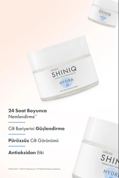 Shiniq Hydra Rich Moisturizing Cream 50 ml - Resim 4