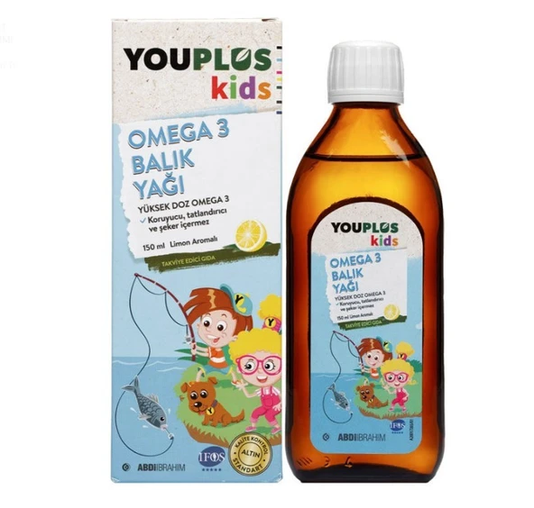 Youplus Kids Omega-3 150 ml ürün görseli 1