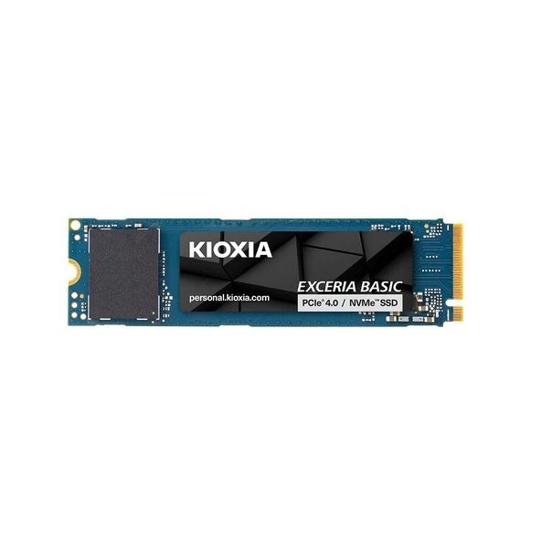 KIOXIA EXCERIA BASIC 1TB Okuma 7.200MB/sn Yazma 6.600 MB/sn NVMe Gen 4.0 M.2 SSD-LSF10Z001TG8 ürün görseli 1