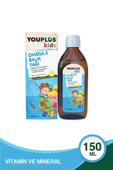 Youplus Kids Omega-3 150 ml - Resim 2