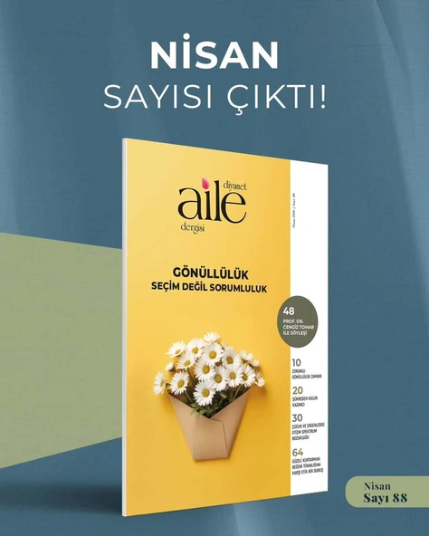 Diyanet Aile Dergi 88.Sayı Nisan 2026 ürün görseli 1