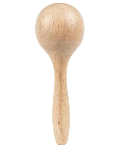 Temel Ahşap Marakas Ritim Aleti 15 cm BY11-20 ürün görseli 1