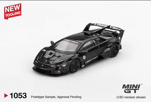 mini gt Lamborghini LB-Silhouette Murcielago GT Evo Black 1053 ürün görseli 1