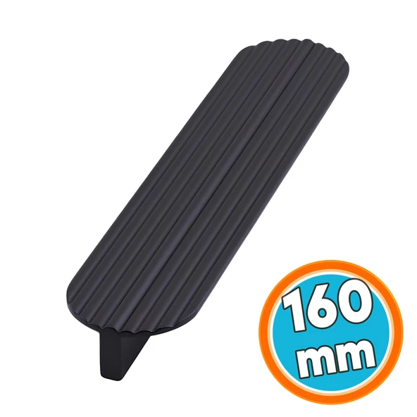 Metal Kulp 160 mm 16 cm Mat Siyah Mutfak Dolabı Kulbu Kulpu Mobilya Çekmece Dolap Kulpları ürün görseli 1