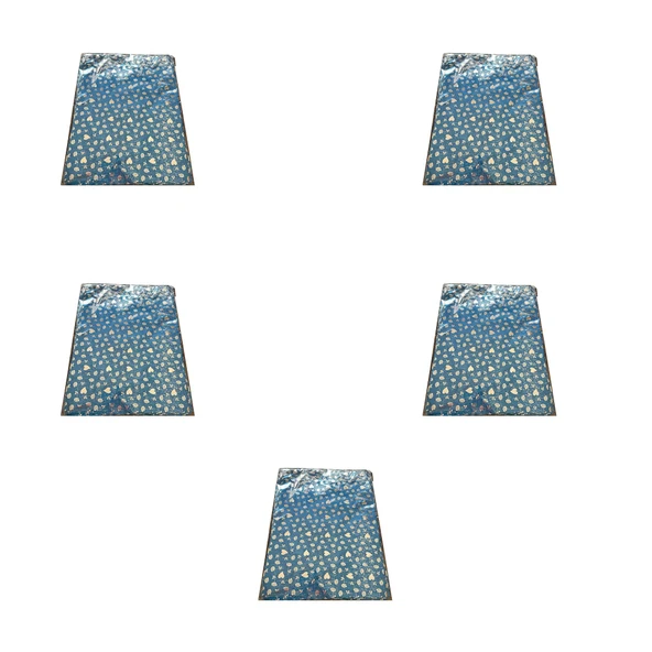 Omeyva Desenli Metalize Hediye Paketi Yapışkanlı Torba Poşet - 35x50 Cm. - 100 Adetlik 5 Paket ürün görseli 1
