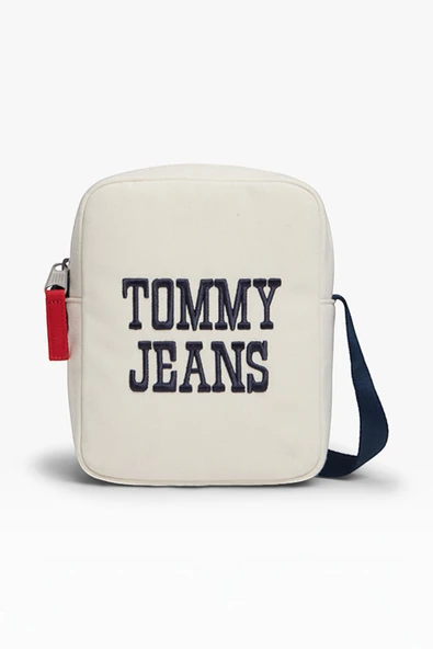 Tommy Hilfiger   TJM BOLD VARSITY REPORTER Erkek Bej Çanta - AM0AM14223 ürün görseli 1