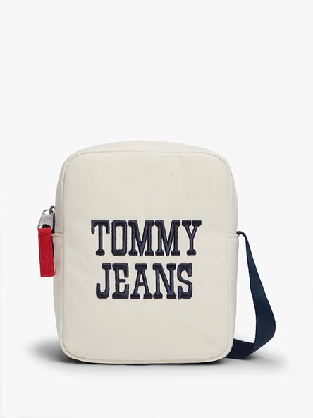 Tommy Hilfiger   TJM BOLD VARSITY REPORTER Erkek Bej Çanta - AM0AM14223 ürün görseli 1