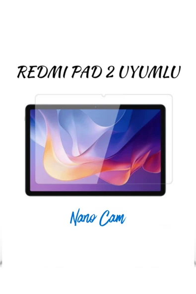 Fuchsia Redmi Pad 2 ile Uyumlu 11 inç Nano Cam Tablet Ekran Koruyucu ürün görseli 1