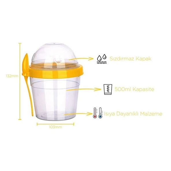 Bebek Saklama Kabı 500ML - Resim 2