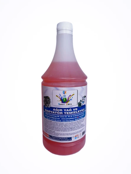 Ağır Yağ Sökücü Ve Radyatör Temizleme Ilacı 1 Litre ürün görseli 1