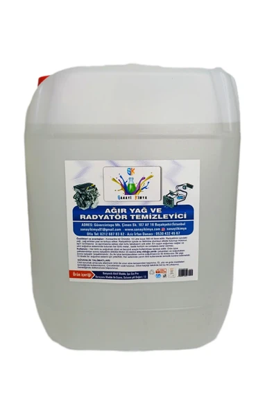 Ağır Yağ Sökücü Ve Radyatör Temizleme Ilacı 20/22 Litre ürün görseli 1