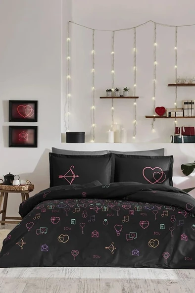 Özdilek Çift Kişilik Ranforce Nev Takımı Gleam Love ürün görseli 1