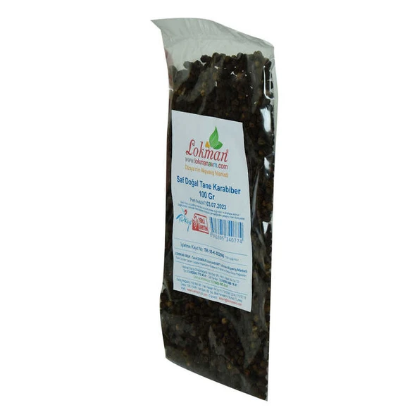 Karabiber Doğal Tane Saf 100 Gr Paket - Resim 3