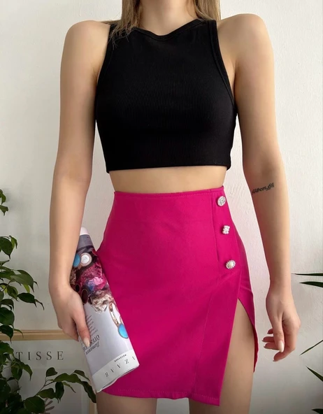 Üç taşlı mini etek ürün görseli 1