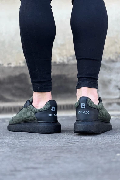 Haki Triko Erkek Casual Ayakkabı - Resim 3