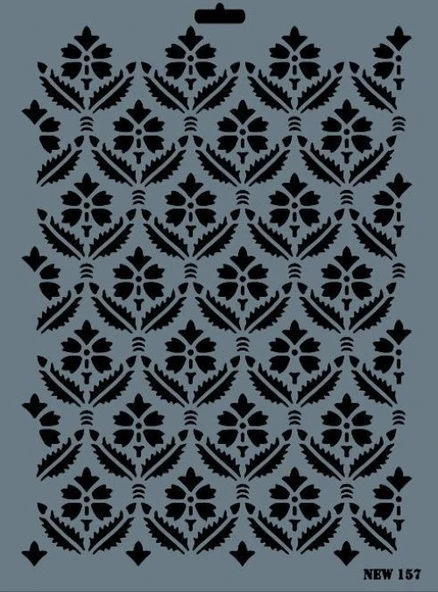 Rich New Seri N-157 Stencil 35x25 cm ürün görseli 1