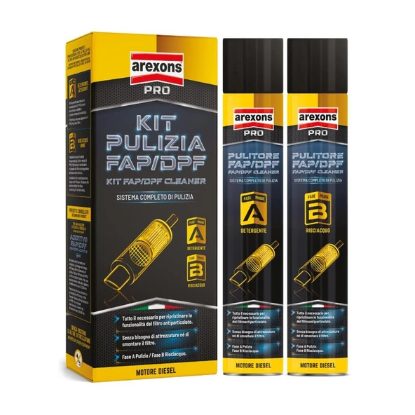 Arexons Pro Fap/DPf Komple Temizleme Seti 2X750 ML ürün görseli 1