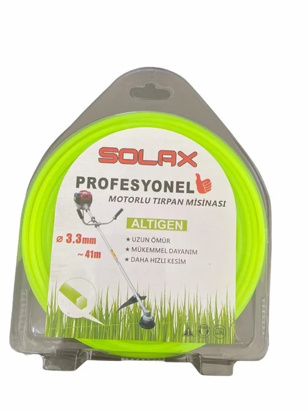 Solax Altıgen Tırpan Misinası 3,3 mm 41 Metre ürün görseli 1