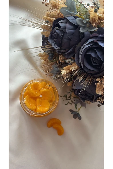 AKAS HOME Mandalina Reçeli Mum - Resim 2