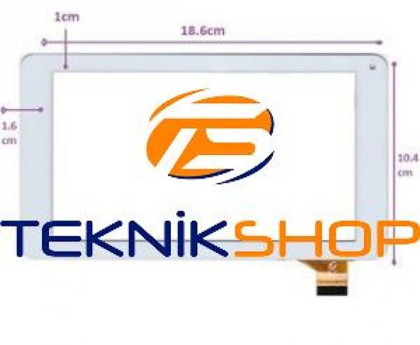 HY TPC-51055 v3.0 , HK70DR2069 , TP070215 7 inç Dokunmatik BEYAZ ürün görseli 1