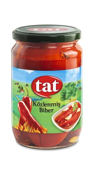 Tat Közlenmiş Biber 650 gr Cam x 2 Adet - Resim 2