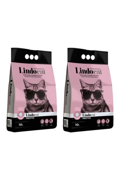 Lindocat Bebek Pudralı Ince Taneli Topaklaşan Kedi Kumu 10 Lt 2 Adet ürün görseli 1